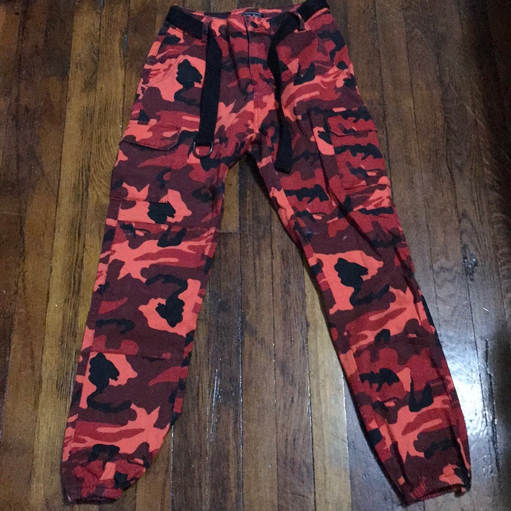Cargo Red Camo Pants